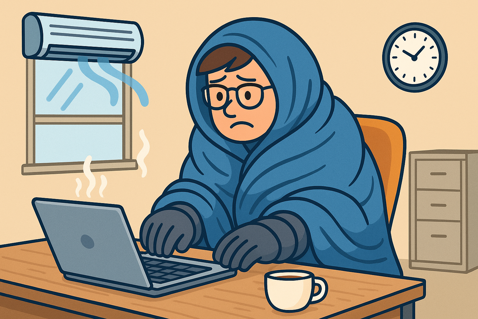 Comfort vs. Cold: The Real Office Productivity Fix