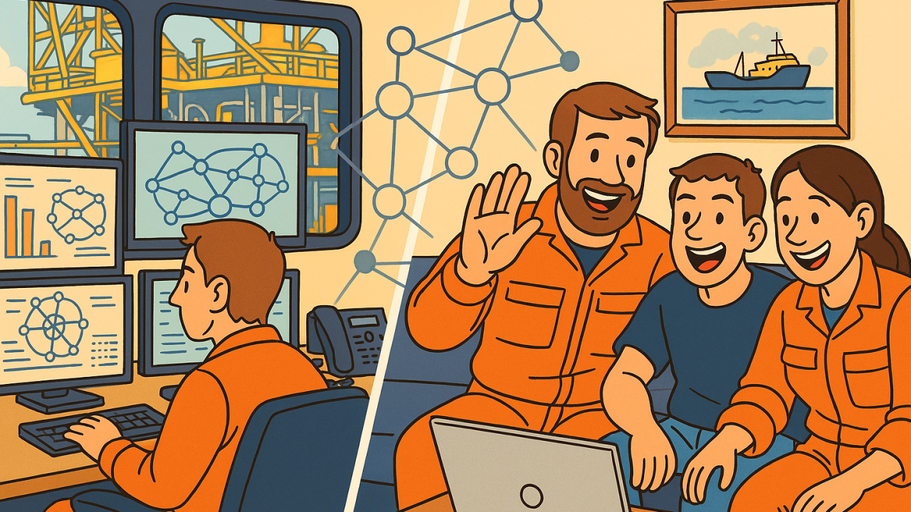 Offshore Network Design: How to Keep a Rig Running Without Cutting Off Its People